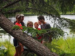 outdoor family vacation
